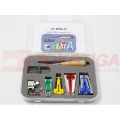 Bias Tape Maker Set CY-BTM-S1 / Alat Pembuat Bisban